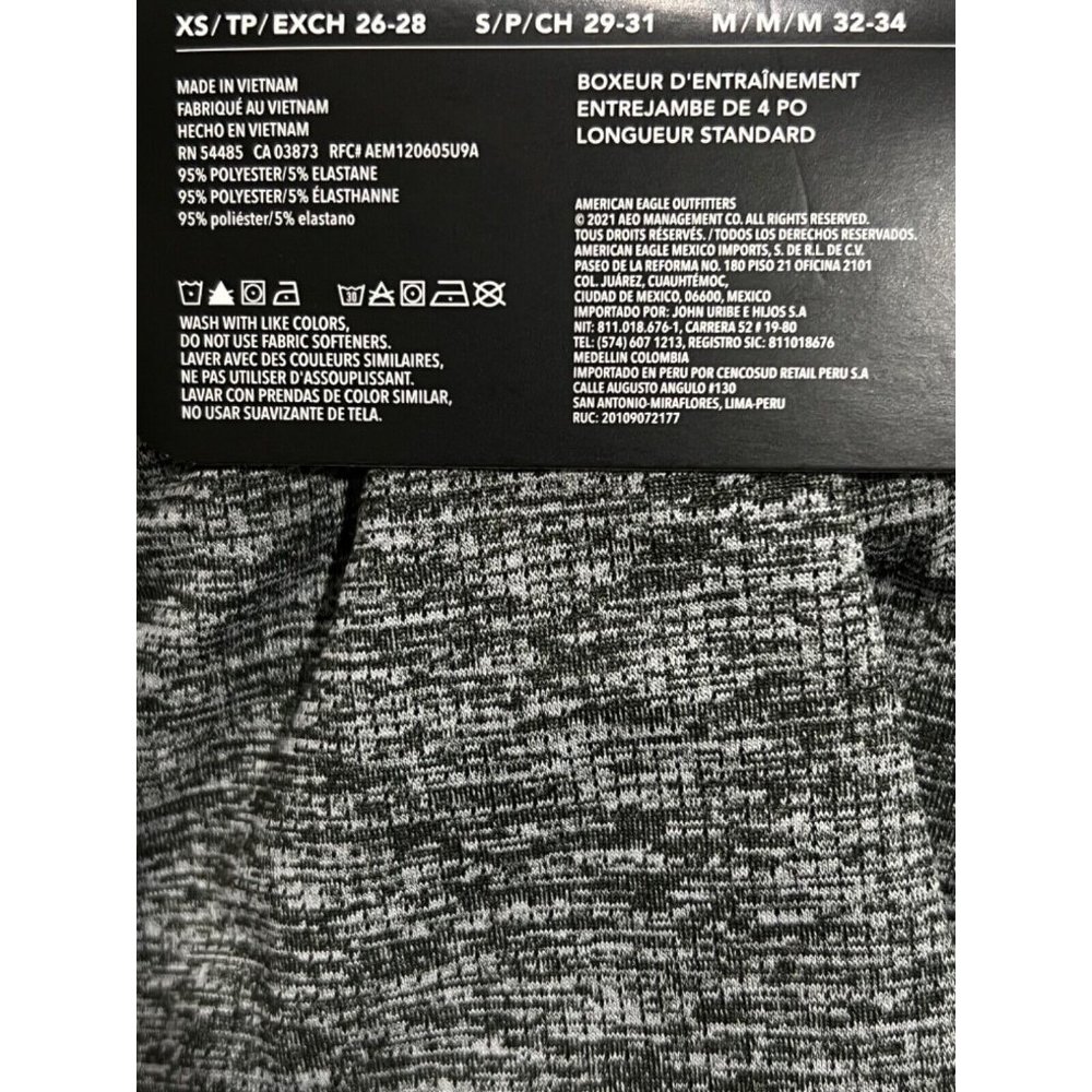 NWT AMERICAN EAGLE Training Boxer 4" Inseam Sz XXXL Green - Picture 3 of 3